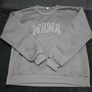 Gray 'MAMA'  Sweatshirt